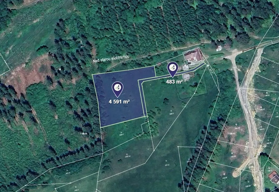 Prodej stavebního pozemku 4752 m²
